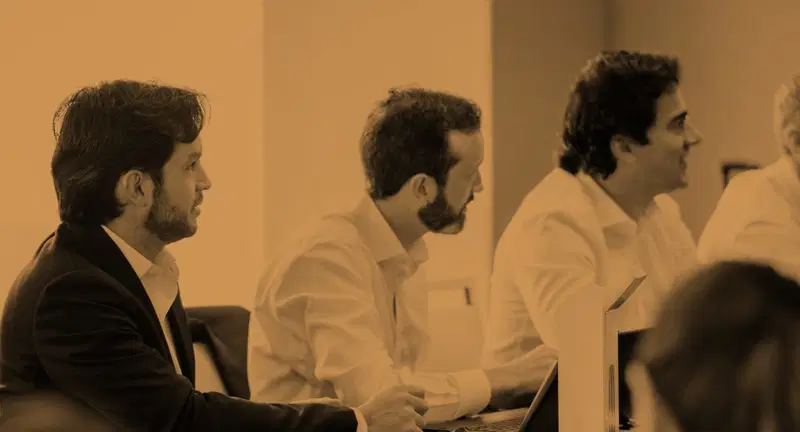 Professional team meeting