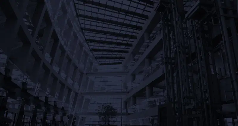 Modern building interior